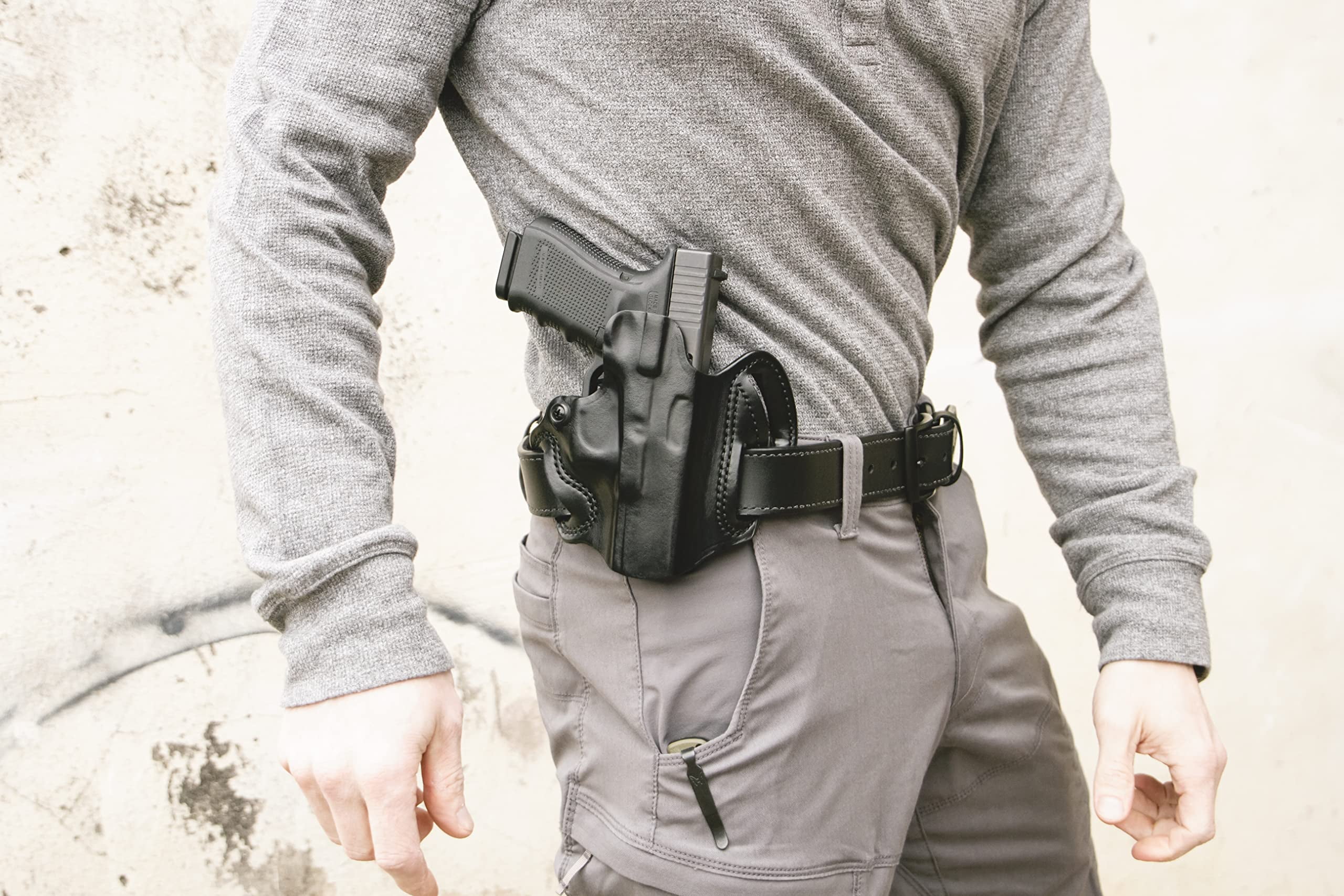 DeSantis Speed Scabbard, Right, Black, GLK 19, 19X, 19 GEN 5, 45, 23, 32, 19 MOS, 19X MOS, 19 GEN 5 MOS, 45 MOS, 23 MOS, 32 MOS