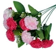 thumbnail image 2 of Fake Flower Imitation Carnation Imitation Lilac Bunch of Silk Flowers Fake Flowers Wedding Plants Home Decoration Desktop Decoration FOR Mother’s Day, 2 of 8