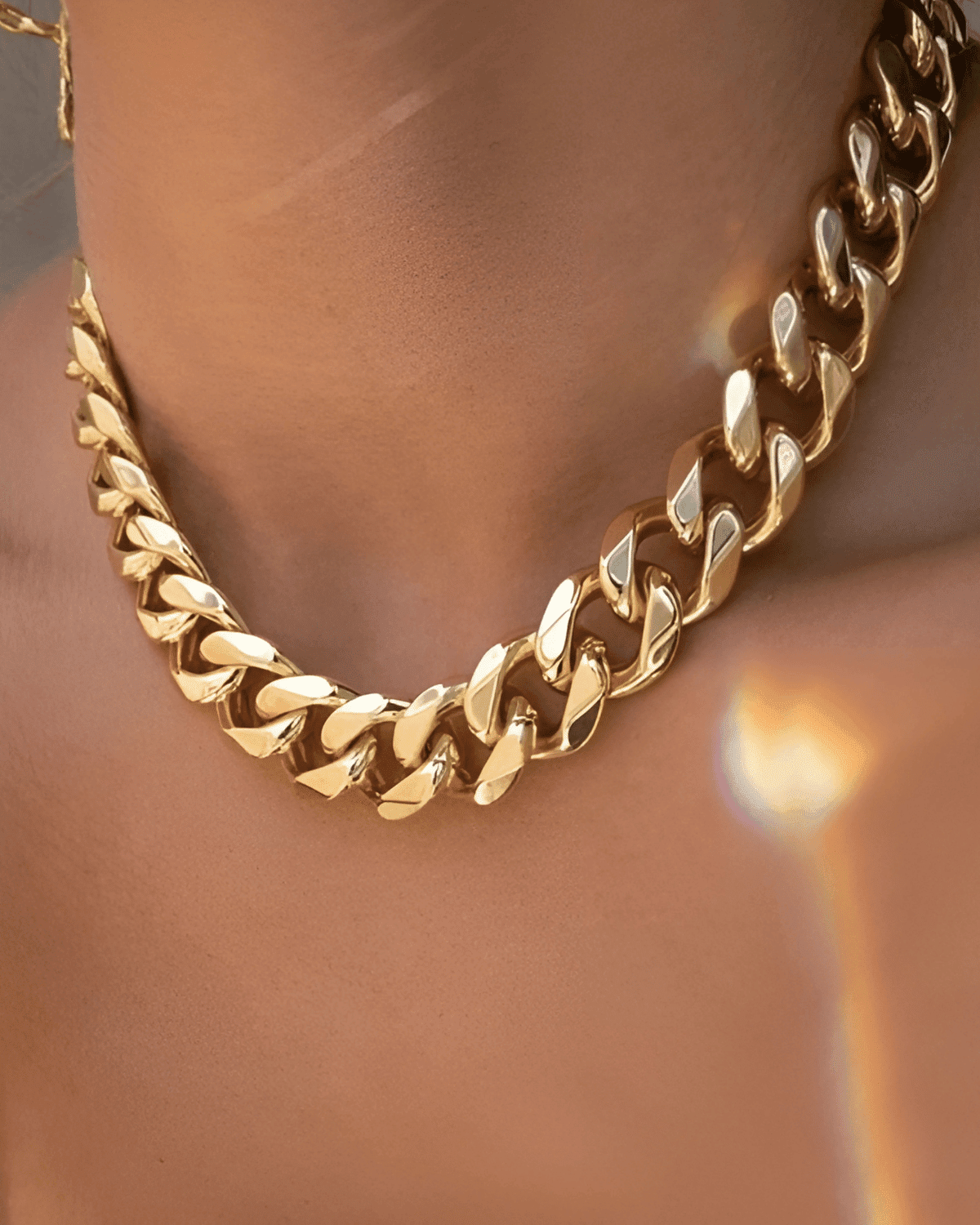 Women's 18K Gold Chain Necklace, Best Trending Gold Chain Necklace Gift for Women, Lady, Mother, Wife, Mason & Madison Co.