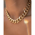 thumbnail image 4 of Women's 18K Gold Chain Necklace, Best Trending Gold Chain Necklace Gift for Women, Lady, Mother, Wife, Mason & Madison Co., 4 of 6
