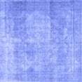 thumbnail image 1 of Ahgly Company Machine Washable Indoor Square Persian Blue Traditional Area Rugs, 5' Square, 1 of 4