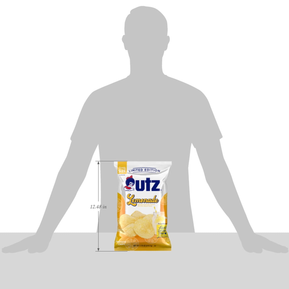 Utz Lemonade Chips 7.75 oz bag