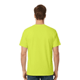 thumbnail image 2 of Gildan High Visibility Safety T-Shirt, Hi Vis DryBlend Short Sleeve Reflective Tee, Orange and Green, Pack 6, 2XL, 2 of 5