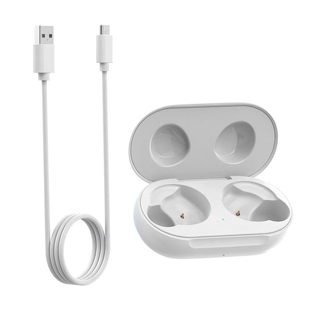 Replacement Charging Case for Galaxy Buds/Buds+, Portable Charger Box, 350mAh Battery, USB-C Cable Included, Compact Protective Storage for Wireless Earbuds