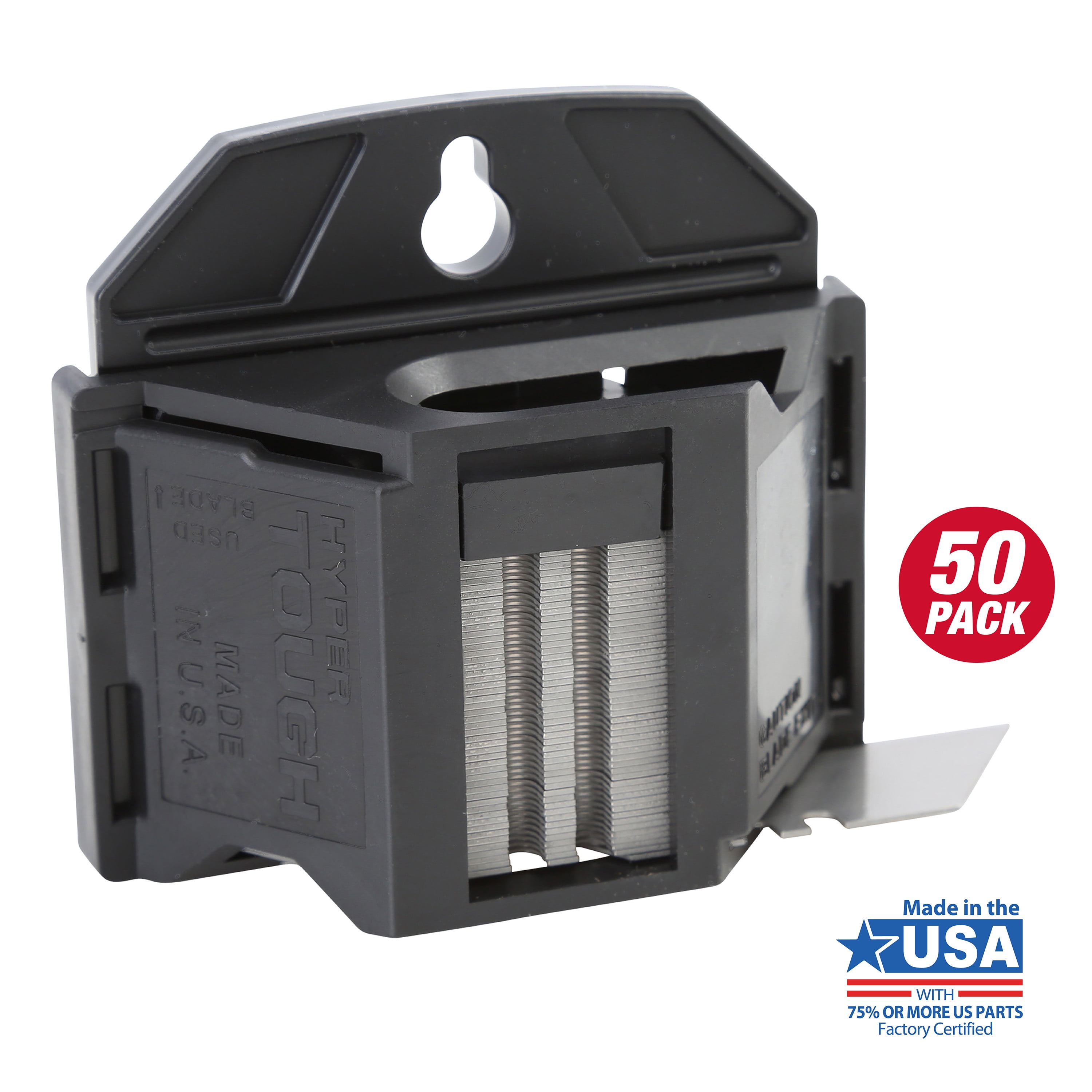 Hyper Tough 50Pack Utility Knife Blades with Dispenser