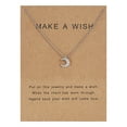 thumbnail image 1 of WREESH Twinkling Sky Paper Card Necklace Series Diamond Pendant Clavicle Chain Gifts, 1 of 1