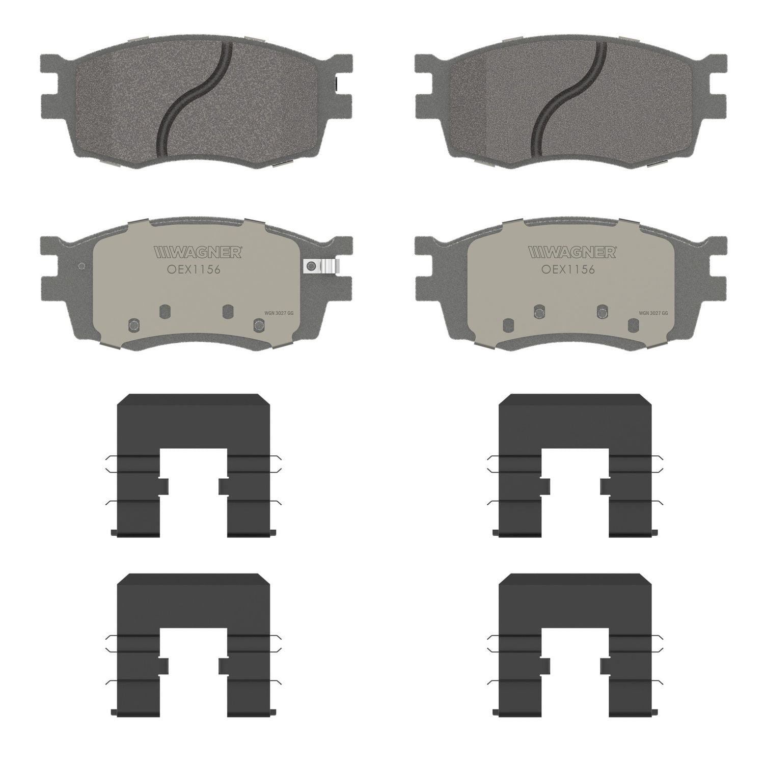 Disc Brake Pad Set Fits select: 2006-2011 HYUNDAI ACCENT, 2006-2011 KIA RIO