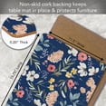 thumbnail image 5 of CounterArt "Blue Meadow Floral" Hardboard Tabletop Placemats 4-Pack, 5 of 7