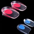 thumbnail image 1 of Trayknick Semelles en Gel pour Chaussures Coussin Talon Inserts de Massage en Silicone Rouge P, 1 of 9