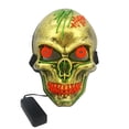 thumbnail image 1 of Disfraz LED Skeleton Skeleton, luminoso y aterrador, para cosplay, PVC, 1 of 1