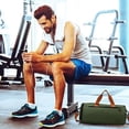 thumbnail image 4 of Dinheiro Bolsa de Gimnasio Deportiva pequeña, Bolsa de Ejercicios para Fines de Semana para natación, Deportes, Viajes, Trabajo, Outgreen, 4 of 5