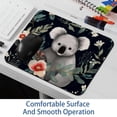 thumbnail image 6 of Koala Square Non-Slip Rubber Bottom Printed Desk Mat Mousepad for Office and Gaming - 8.3x9.8 Inch, 6 of 6