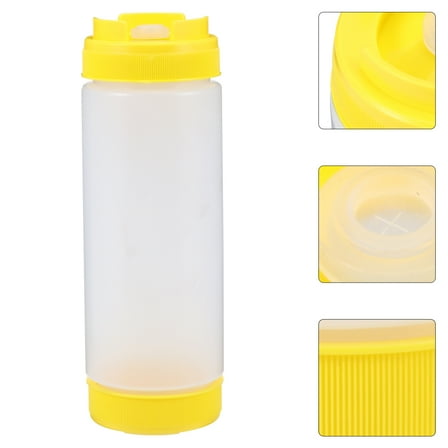 WHAMVOX 1Pcs Kitchen Squirt Bottles 20Oz Yellow Plastic for Kitchen Cooking