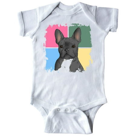 

Inktastic Blue French Bull Dog Gift Baby Boy or Baby Girl Bodysuit