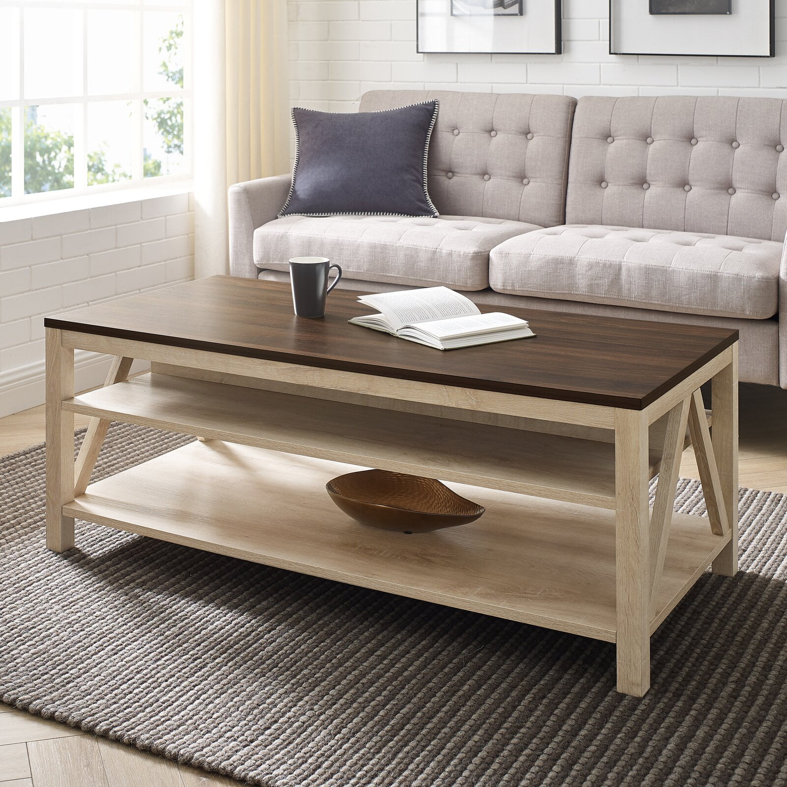 Vonda coffee table with cheap storage