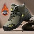 thumbnail image 6 of Men's & Winter Thermal Short Boots - Heavy-Duty Rubber Sole Anti-Slip Traction, All-Terrain Hiking & Outdoor Boots with Warm Lining, Round Toe for Snow, Ice, and Casual Wear (Unisex), 6 of 8
