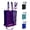 Purple, variant on Majestic Ally Three-Side Open Slow Feeder Hay Bag with 2"x2" Holes and 8-Feet Poly Rope - Horse and Livestock Feed Bag with 1-Year Warranty