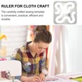 thumbnail image 3 of 1pc Multi-functional Sewing Patchwork Tool Hollow Design Sewing Template, 3 of 7