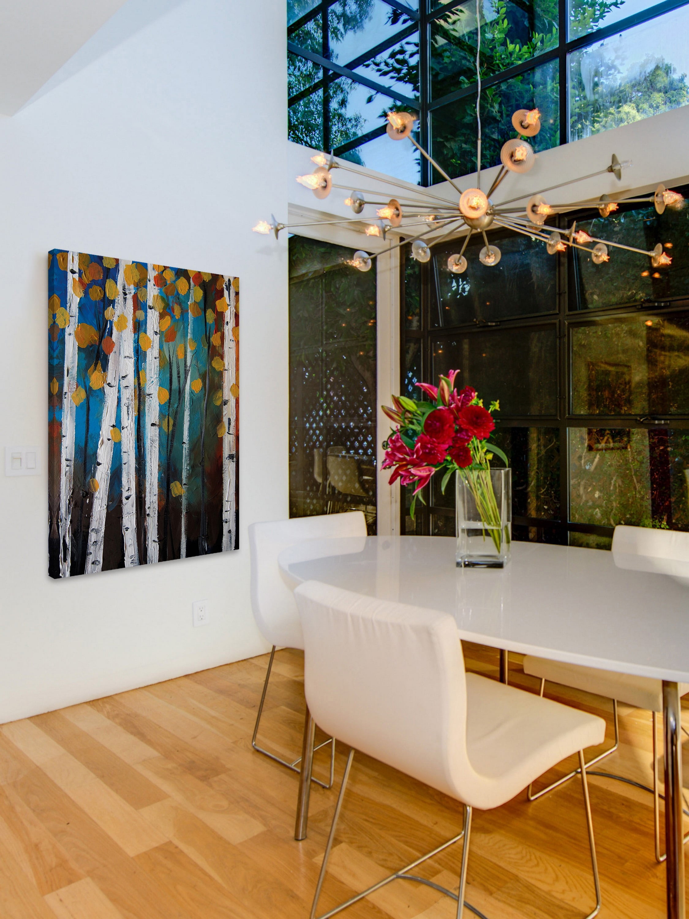 "Autumn Trees" Painting Print on Wrapped Canvas