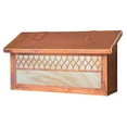 thumbnail image 1 of Americas Finest Lighting AF-3102-OP-HN Window 13 Horizontal Mailbox, Honey - Old Penny, 1 of 1