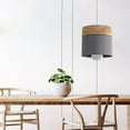 thumbnail image 2 of Lámpara colgante Yuyangstore de madera para cocina Gris, 2 of 7