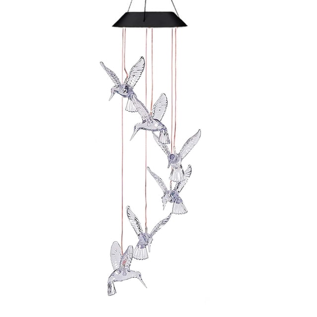 Campanas de viento, campanas de luz solar, campanillas de viento de colores para decoración al aire libre, decoración de jardín