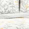 thumbnail image 5 of Lush Decor Aprile Floral Reversible Quilt, Full/Queen, Yellow, 3-Pc Set, 5 of 10