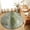 Sage Green Grey White, variant on Round Area Rugs 3.3Ft, Burnt Orange Non-Slip Washable Circle Rugs Carpet, Retro Oil Painting Modern Abstract Art Aesthetics Indoor Outdoor Rug Floor Mats Throw Runner for Bedroom Living Room Bathroom