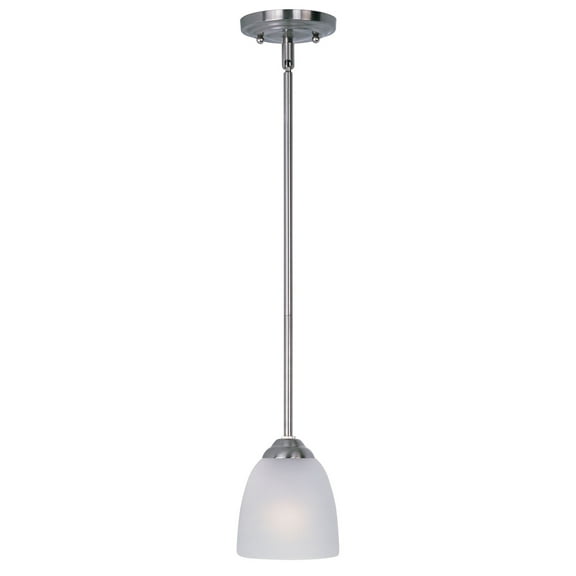 Maxim Stefan 1-Light Mini Pendant - Satin Nickel - 92061FTSN