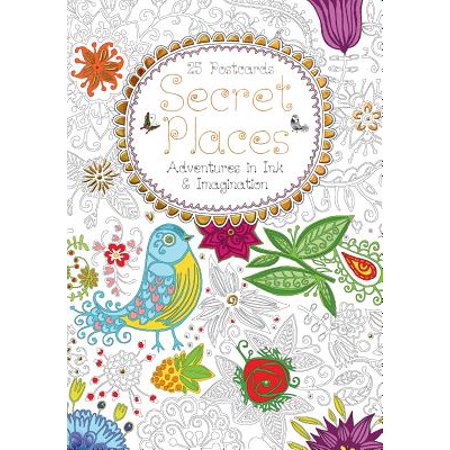 Secret Places Postcard Book Adventures In Ink And