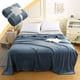 thumbnail image 1 of Manta de lujo para juegos de cama, edredón de terciopelo ultrasuave, cubrecama ligero y extragrande para todas las estaciones, azul marino, 78.7" x 59", 1 of 6