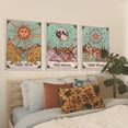 thumbnail image 4 of Gojian Orange Moth Tapestry Boho Retro Floral Flowers Tapestries Aesthetic Vintage Mushroom Tapestries for Bedroom Indie Small Tapestry Wall Hanging for Living Room Dorm, 4 of 6