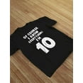 thumbnail image 5 of Tstars Youth Birthday T-Shirt - Fun 10th Birthday Graphic Tee - Unique 'I Know Everything I'm 10' Print - Ideal Birthday Gift for Boys and Girls - Durable, Comfortable, Cotton Shirt for Kids, 5 of 7