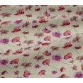 thumbnail image 5 of oneOone Viscose Jersey Cream Fabric Flower Watercolor Fabric For Sewing Printed Craft Fabric By The Yard 60 Inch Wide, 5 of 5