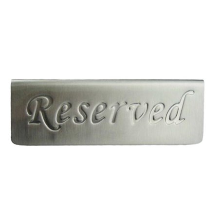 Reusable Stainless Steel For Table Stackable Reserved Sign Double Sided ...