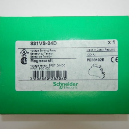 Schneider Electric/Magnecraft Voltage Sensing Relay 831VS-24D price history on PriceWatchPro