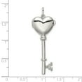 thumbnail image 4 of Sterling Silver Locket Key Pendant (42 X 15) Made In China qp1578, 4 of 4