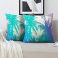 thumbnail image 2 of LALILO Throw Pillow Covers Colorful Tropical Palm Tree Gradient Cushion Cover 18" x 18", 2 Pack, 2 of 6