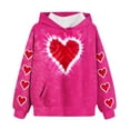 thumbnail image 3 of Cowsor Sweat à Capuche pour Enfants / Manches Longues Imprimé Col Rond / Tissu Extensible Doux / Tenue Décontractée Chaude pour École Quotidienne / Garçons Filles 2-14 Ans, 3 of 4