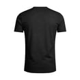 thumbnail image 4 of Domuza Mens Henley Shirts Short Sleeve Casual Summer Basic T-Shirts 3 Button Solid Collarless Shirts for Work Black 3XL, 4 of 4