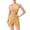 Khaki, variant on Workout Sets for Women Slim Sleeveless Scoop Neck Crop Tank Tops Bodycon Fitness Biker Shorts 2 Piece Athletic Outfits