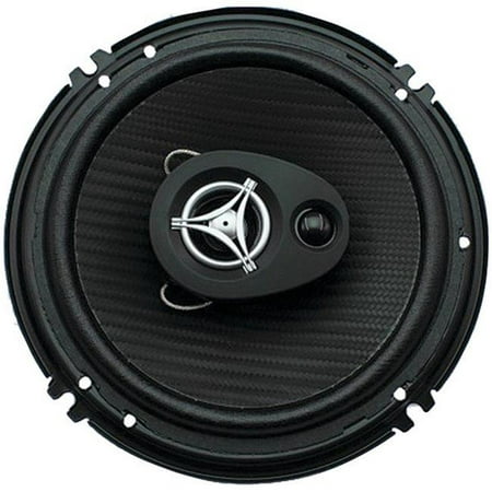 Power Acoustik EF-653 Max 400 watt Edge Series 3-Way Coaxial Speakers, Black - 6.5 (Best 6.5 3 Way Speakers)