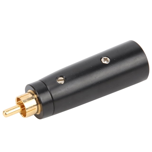 Adaptador de audio, conector RCA macho, cable de guitarra, micrófono, convertidor de aleación de zinc LZ1172G
