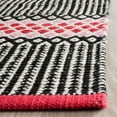 thumbnail image 3 of SAFAVIEH Montauk Varina Geometric Striped Cotton Runner Rug, Light Pink/Multi, 2'3" x 9', 3 of 5