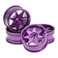 thumbnail image 4 of Bunblic 1:10 Scale RC Car Wheel Rims Xy01 Remote Control Vehicles Parts Modification High Performance Replacement RC Toys Accessories Purple, 4 of 8