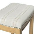 thumbnail image 3 of Tabouret de comptoir rayé rustique Warren, 3 of 4