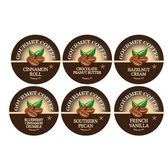 Smart Sips Coffee Flavor Lovers Coffee Variety Sampler Pack Single Serve Cups, 48 Count, Compatible With All Keurig K-cup Machines
