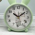 thumbnail image 3 of relayinert Cute Rabbit Deer Shaped Alarm Clock for Bedroom Nordic Style Playful and Endearing Green Rabbit 1Set, 3 of 6