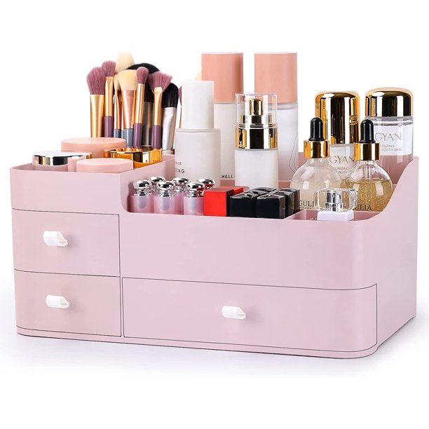 Makeup Organizer for Vanity, Bathroom Skincare Storage Box