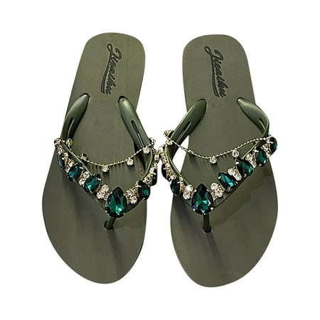 

Spring Savings! EGNMCR Sandals Women Fashion Summer Casual Comfortable Beach Sandals Shoes Pinch Sandals